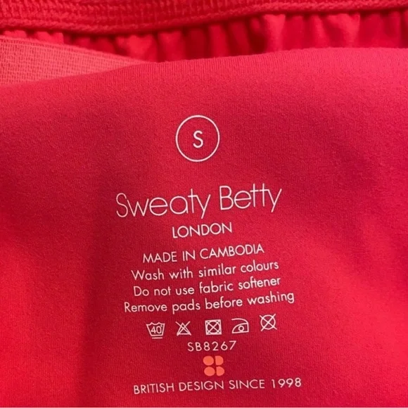NWT Sweaty Betty Super Soft Strappy Back Workout Crop Top in Glow Pink SIZE US 6 - Picture 10 of 12